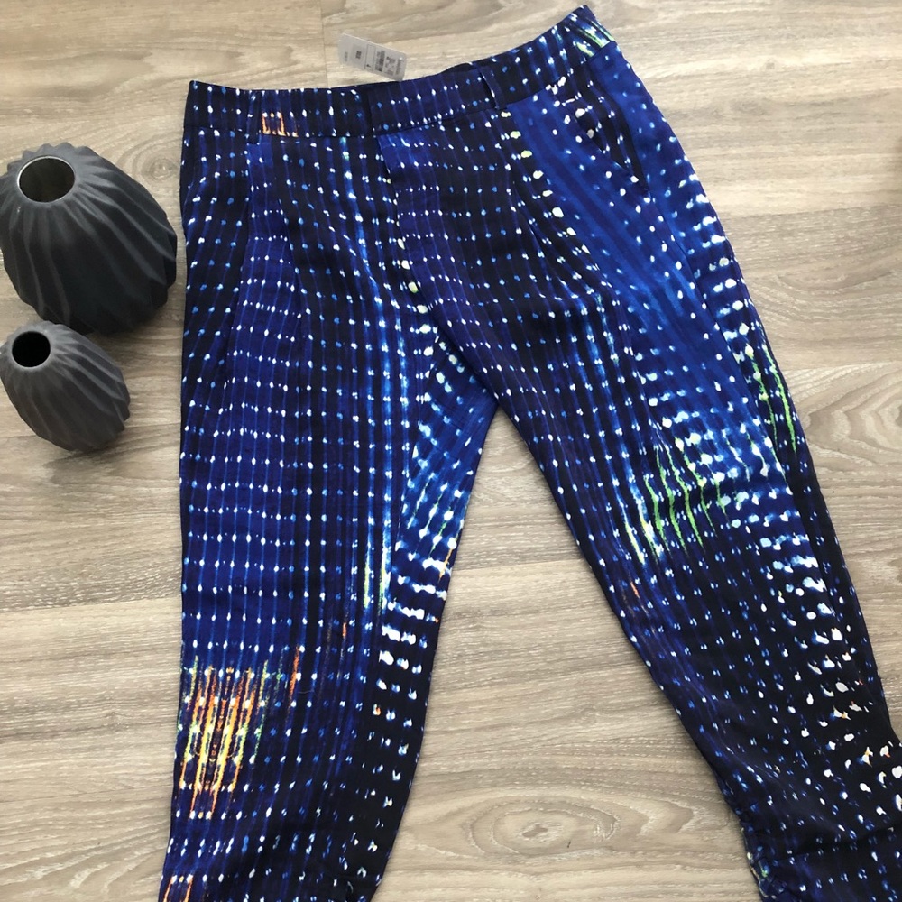 Parker 100% silk joggers NWT